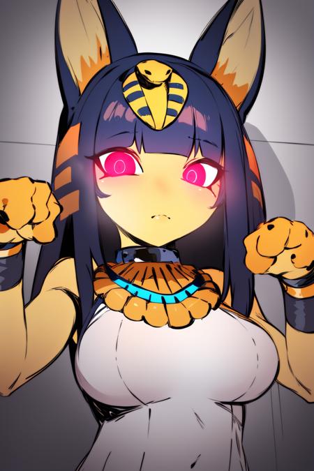 07589-3833957216-masterpiece, excessive fog, glowing markings, glowing eyes, prefect anatomy , , ankha, 1girl, solo, colored skin,animal ear.png